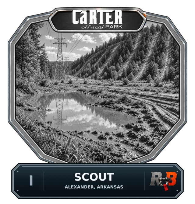 Carter Off Road Park — Scout badge