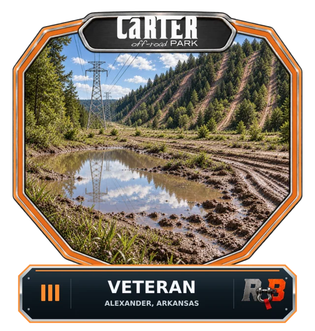 Carter Off Road Park — Veteran badge