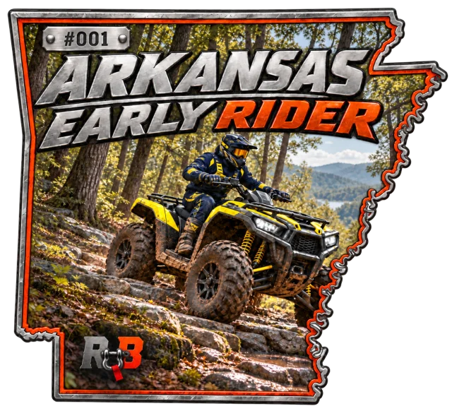 Arkansas — Early Rider ATV badge