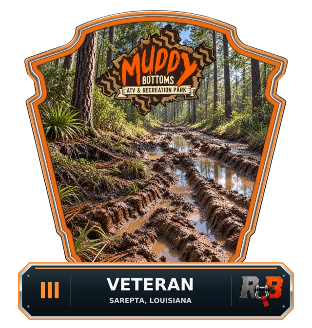 Muddy Bottoms — Veteran badge