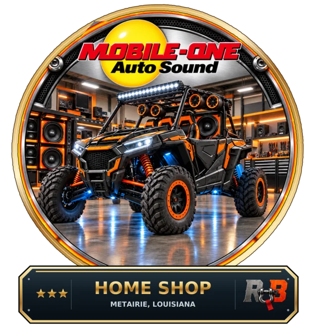 Mobile One Auto Sound — Home Shop badge