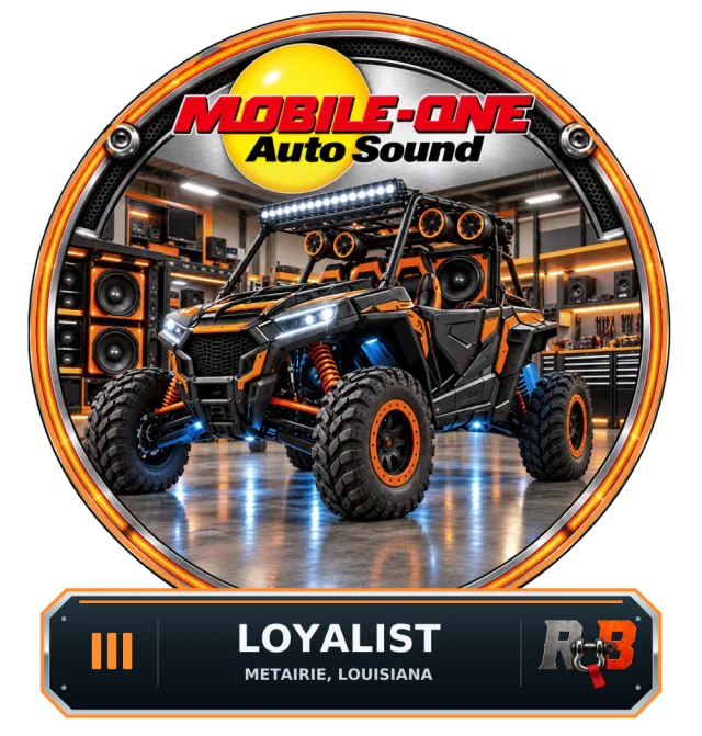 Mobile One Auto Sound — Loyalist badge