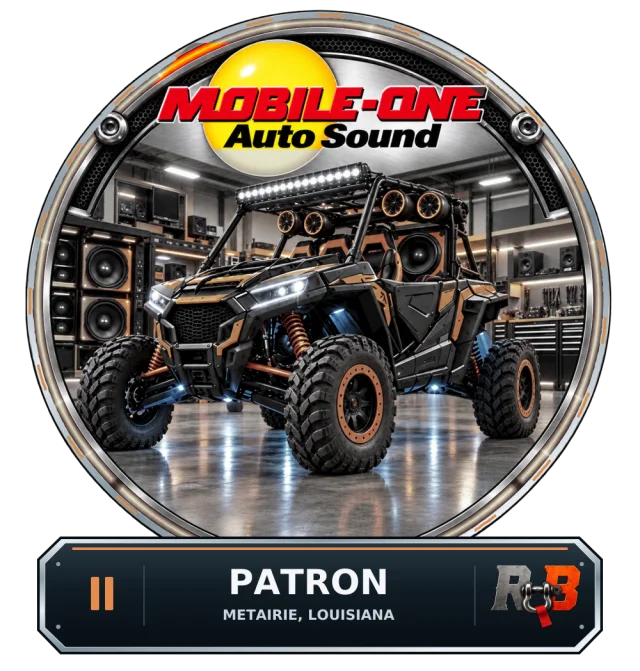 Mobile One Auto Sound — Patron badge