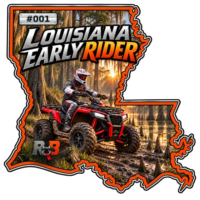 Louisiana — Early Rider ATV badge