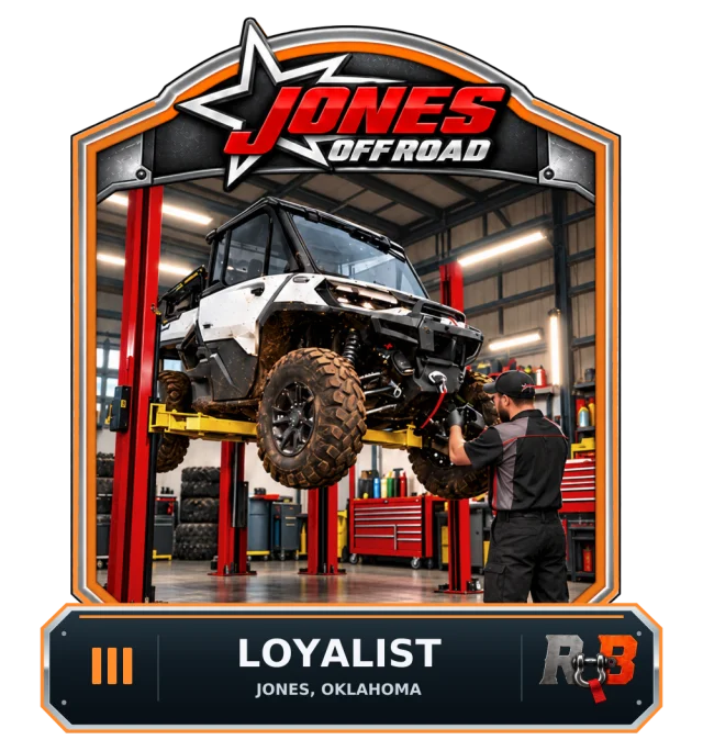 Jones Offroad — Loyalist badge