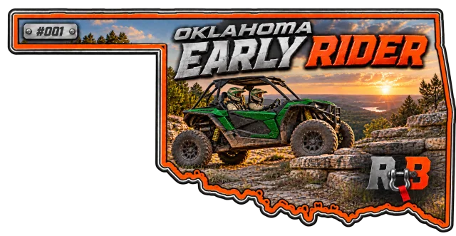 Oklahoma — Early Rider SXS badge