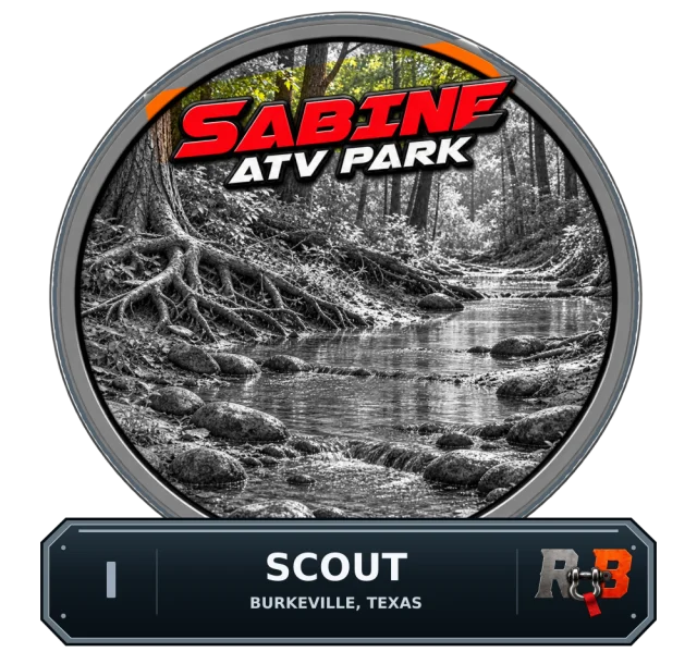 Sabine ATV Park — Scout badge