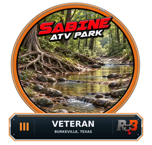 Sabine ATV Park — Veteran badge