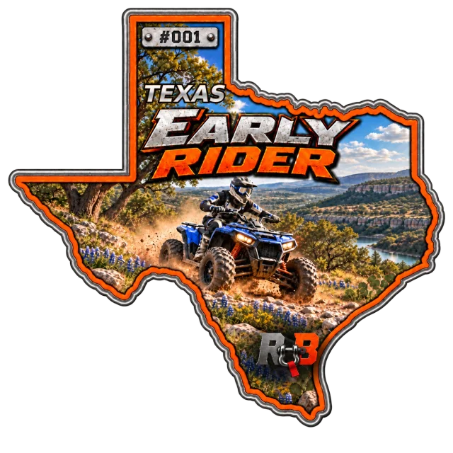 Texas — Early Rider ATV badge